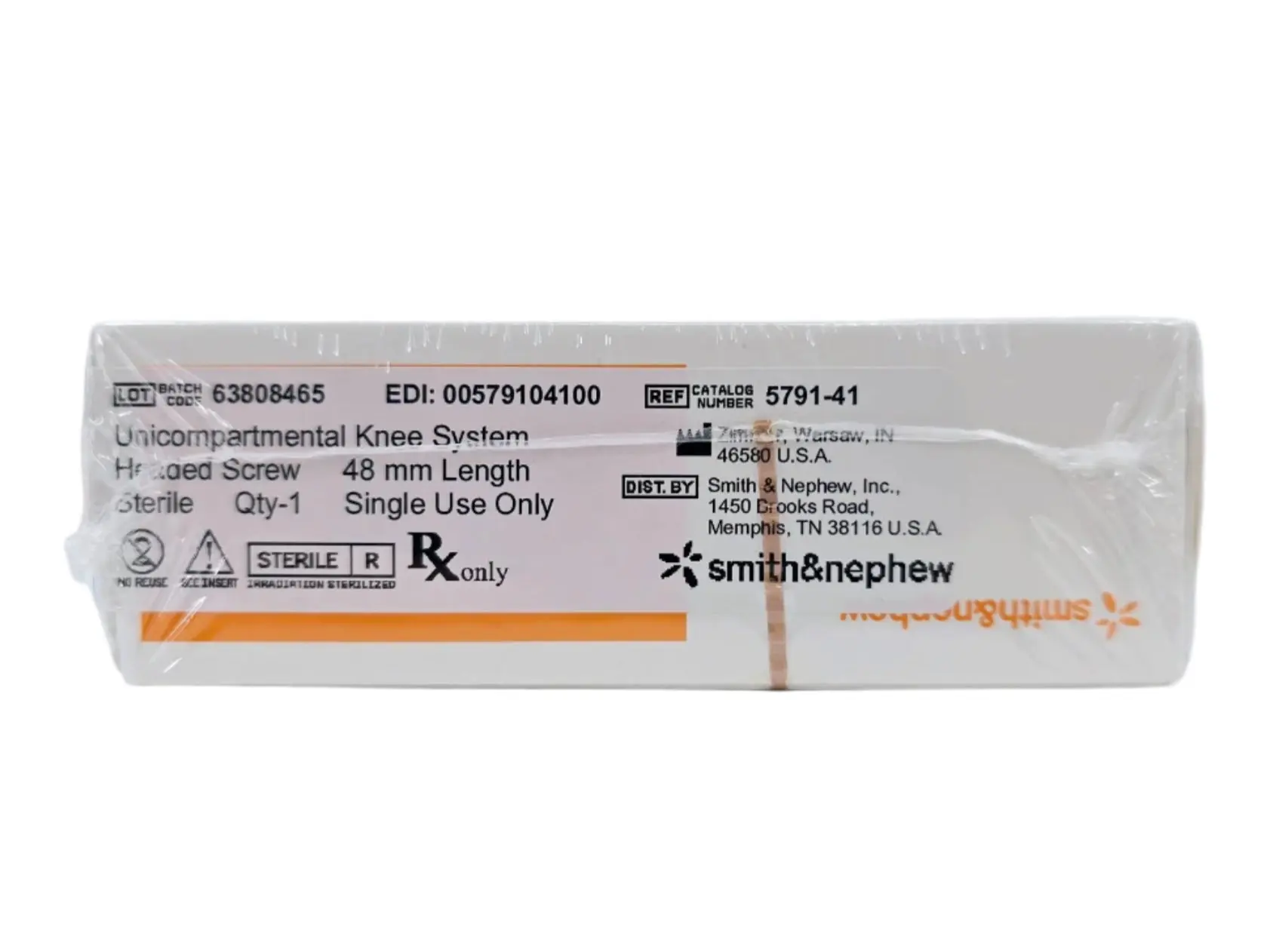 Smith & Nephew 5791-41 Unicompartamental Knee System Headed Screw 48mm - Image 2