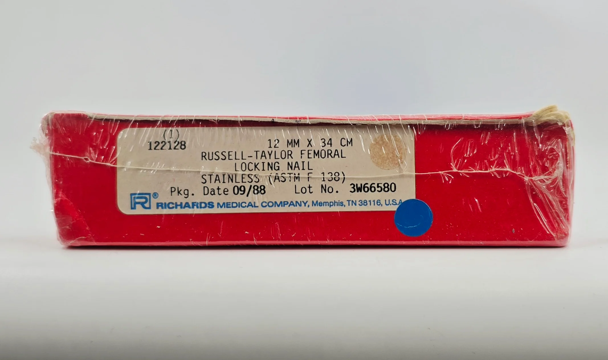 Smith & Nephew Richards 122128 Russell-Taylor Femoral Locking Nail 12mm x 34cm BX/1 - Image 2