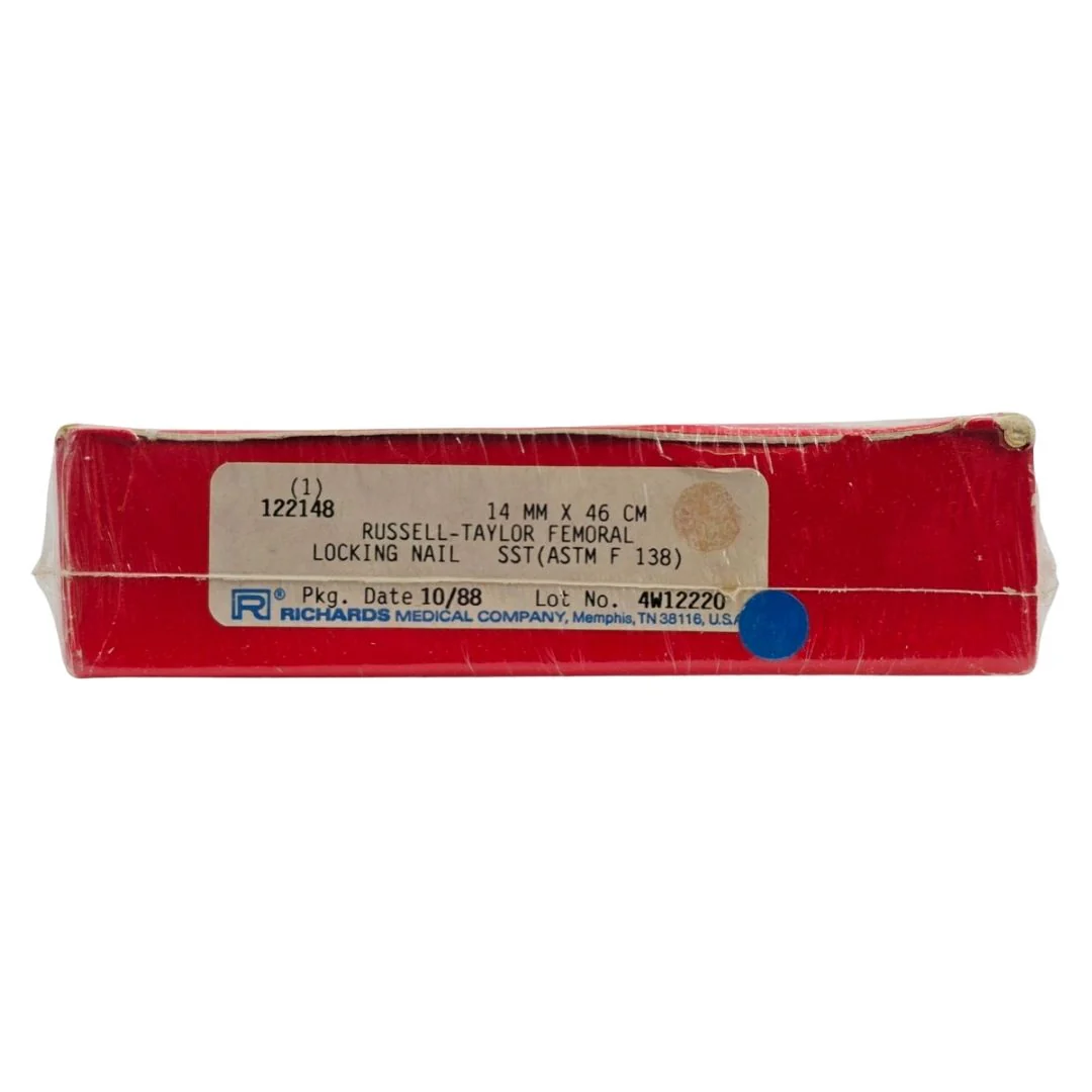 Smith & Nephew Richards 122145 Russell-Taylor Femoral Locking Nail 14mm x 40cm BX/1