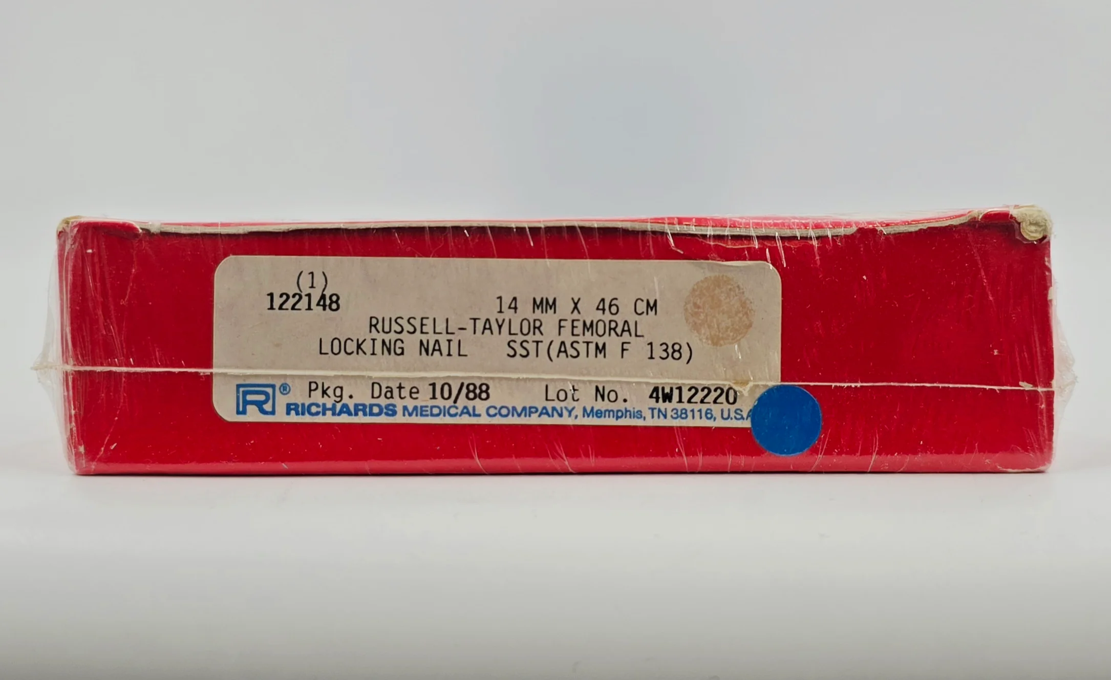 Smith & Nephew Richards 122145 Russell-Taylor Femoral Locking Nail 14mm x 40cm BX/1 - Image 2