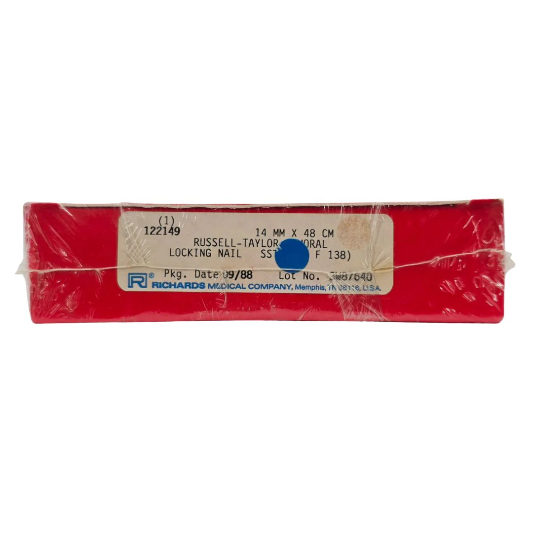 Smith & Nephew Richards 122149 Russell-Taylor Femoral Locking Nail 14mm x 48cm BX/1