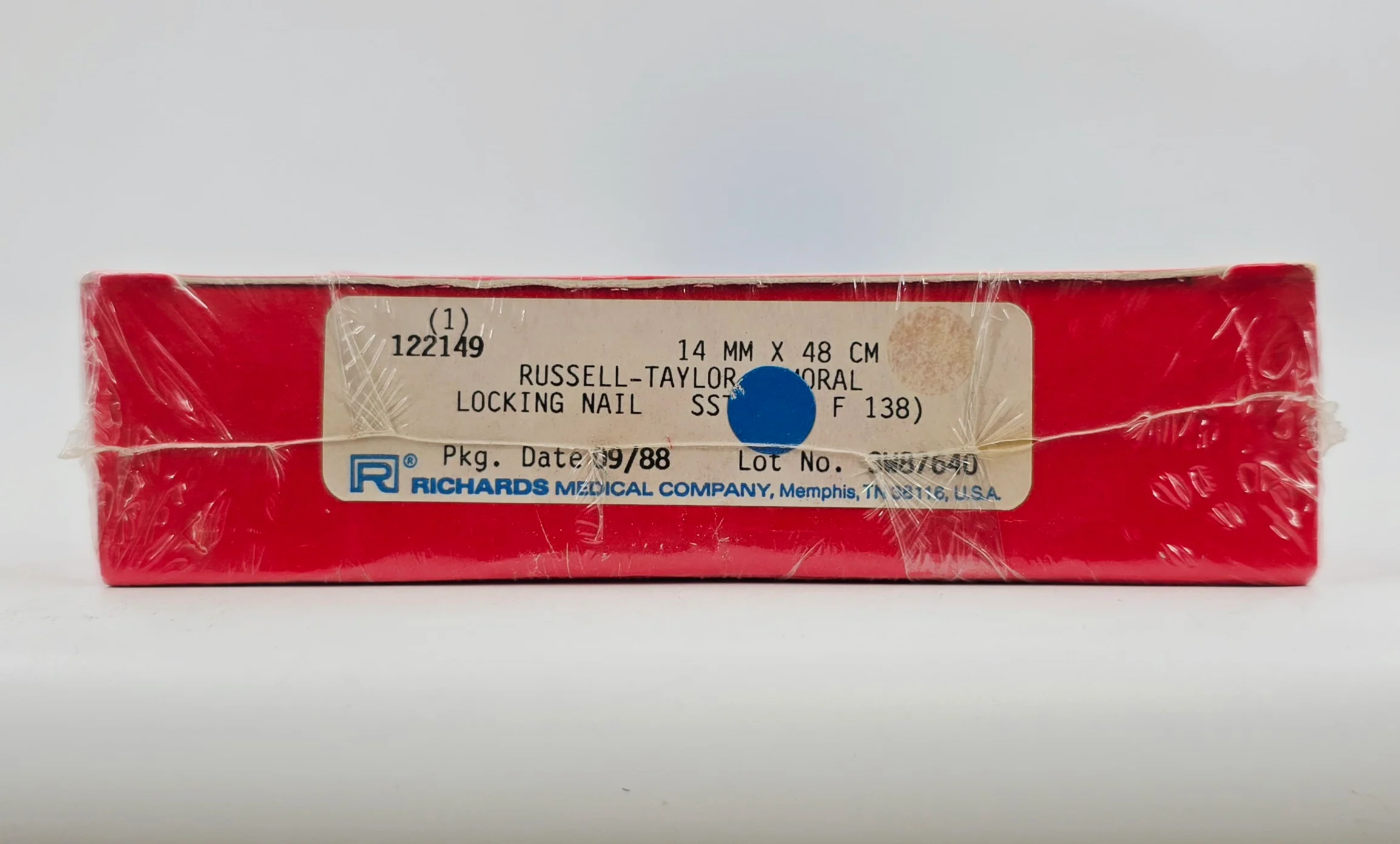 Smith & Nephew Richards 122149 Russell-Taylor Femoral Locking Nail 14mm x 48cm BX/1 - Image 2