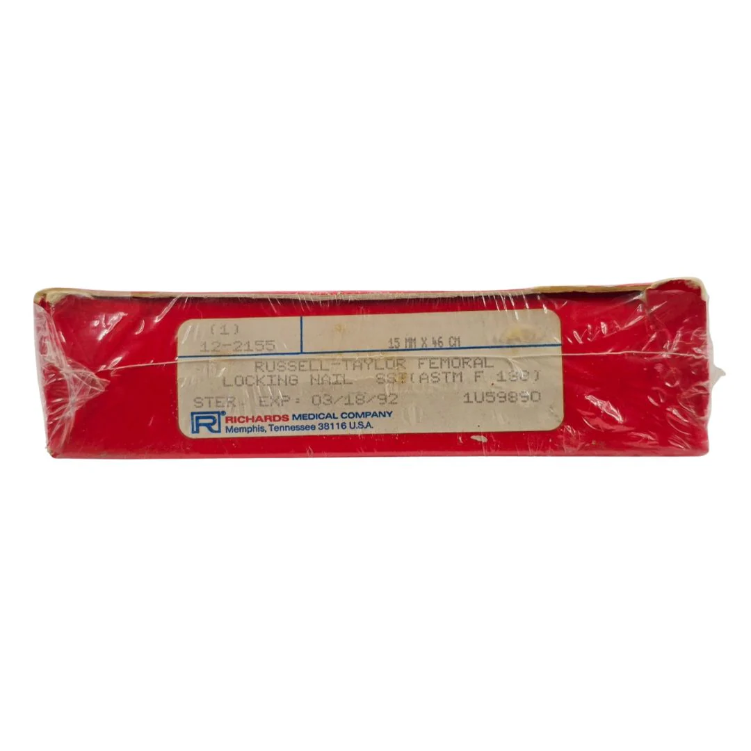 Smith & Nephew Richards 122155 Russell-Taylor Femoral Locking Nail 15mm x 46cm BX/1