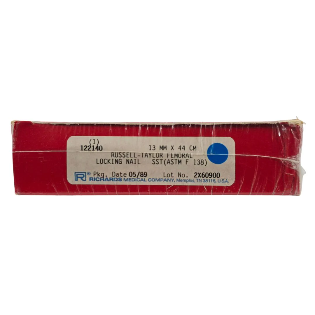 Smith & Nephew Richards 122140 Russell-Taylor Femoral Locking Nail 13mm x 44cm BX/1