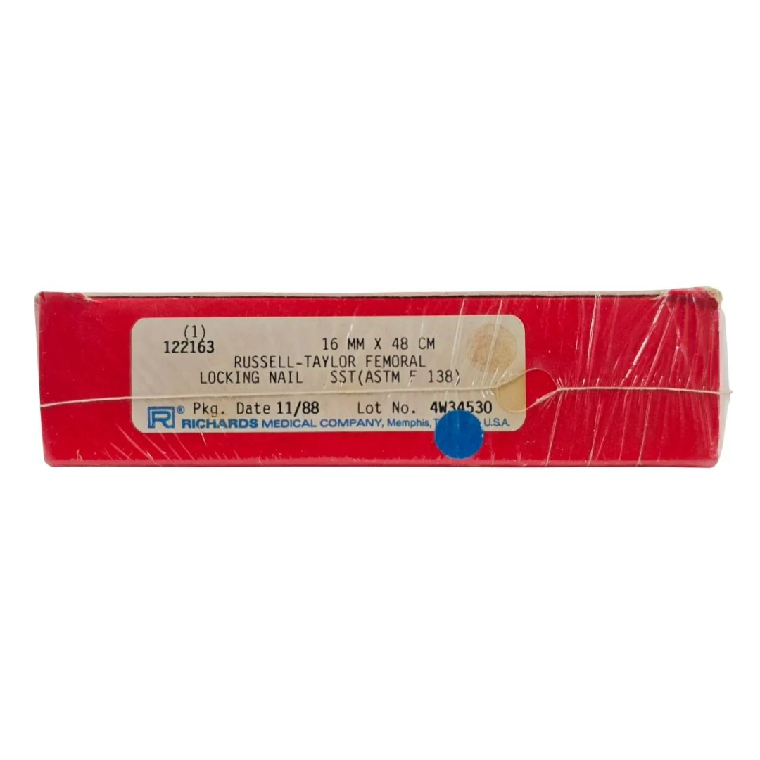 Smith & Nephew Richards 122163 Russell-Taylor Femoral Locking Nail 16mm x 48cm BX/1