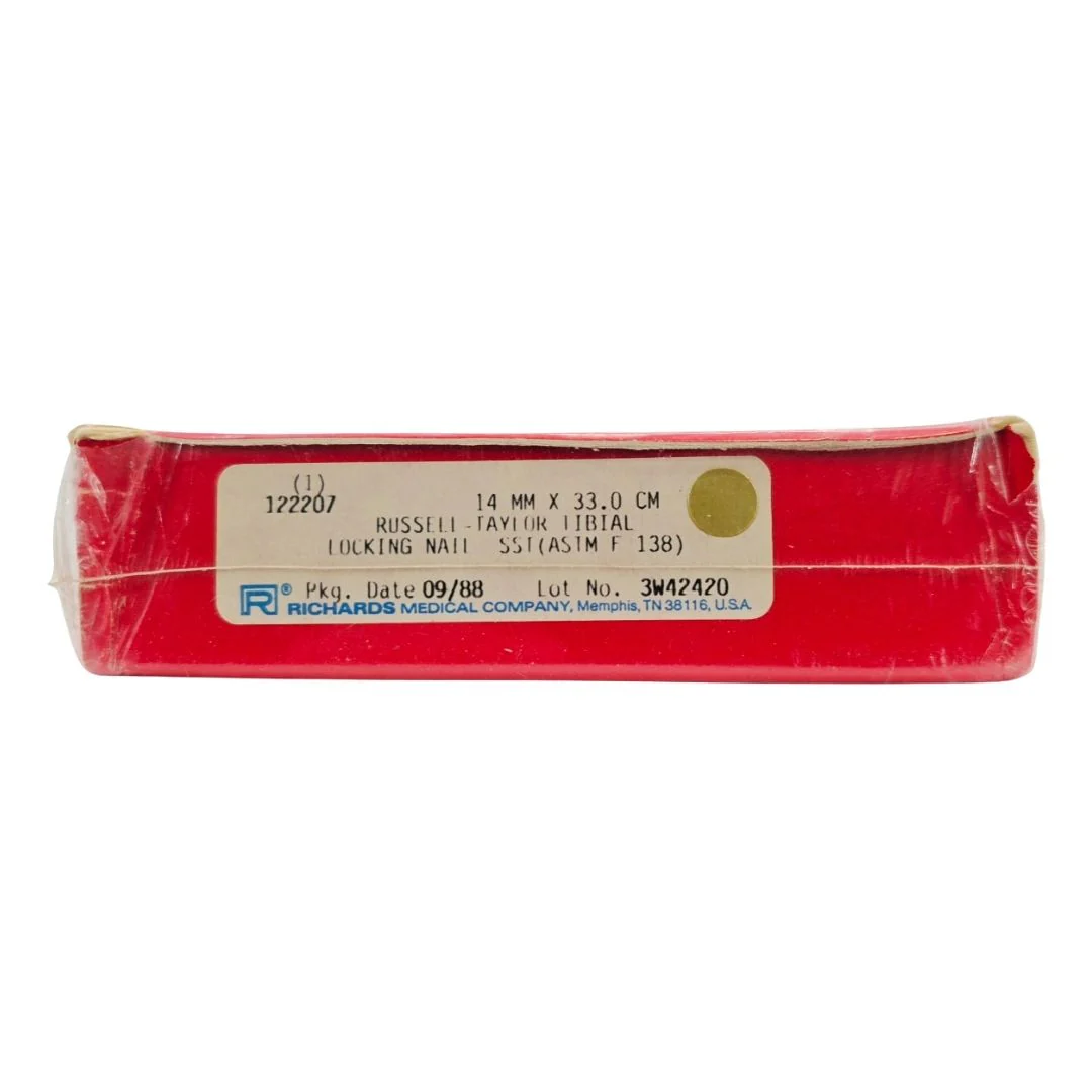 Smith & Nephew Richards 122207 Russell-Taylor Tibial Locking Nail 14mm x 33.0cm BX/1