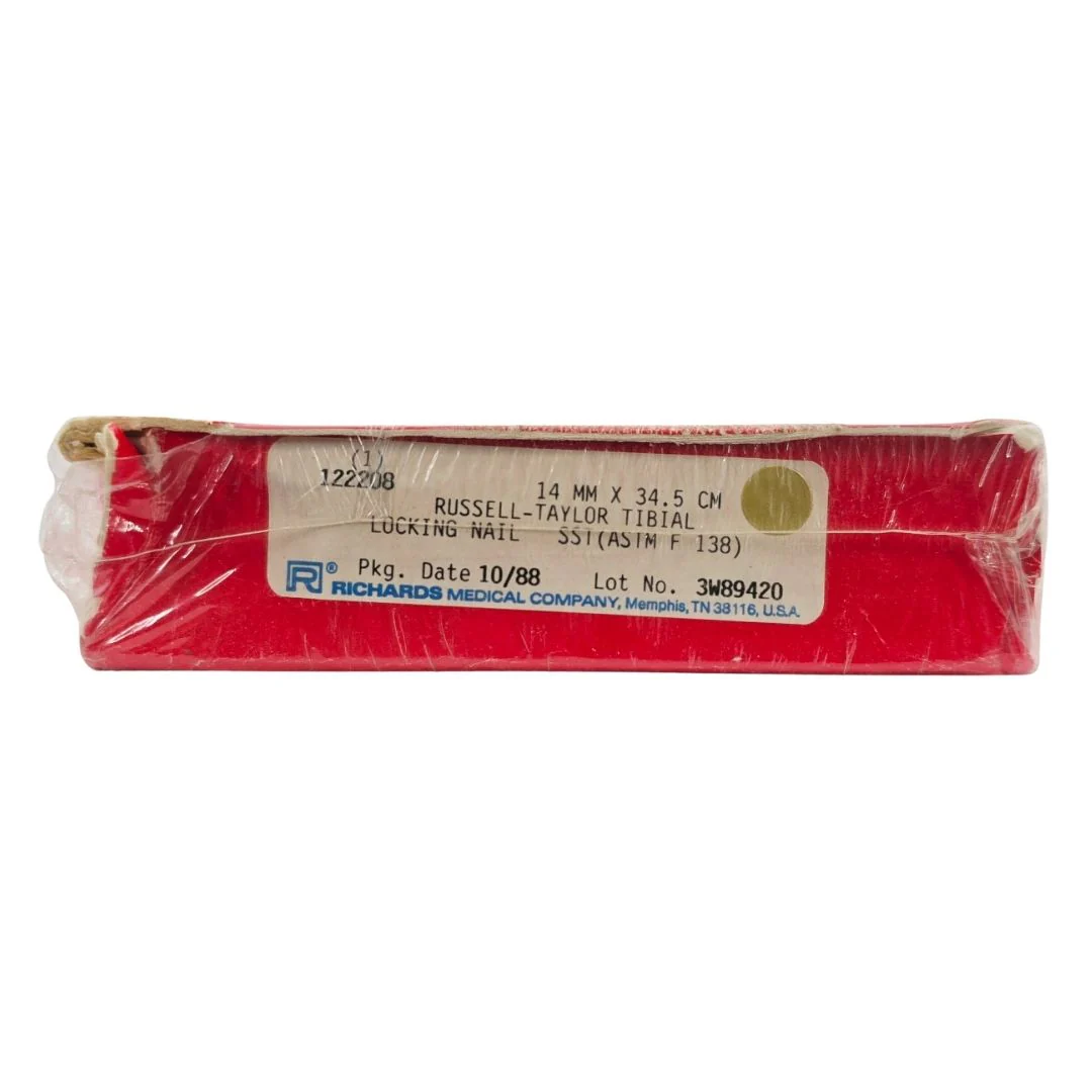 Smith & Nephew Richards 122208 Russell-Taylor Tibial Locking Nail 14mm x 34.5cm BX/1