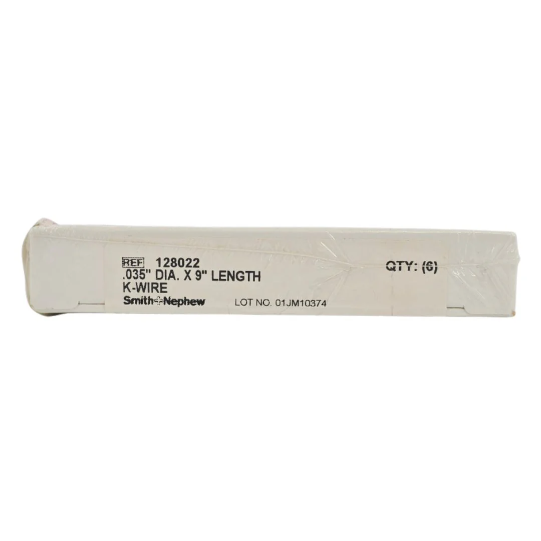 Smith & Nephew Richards 128022 Kirschner K-Wire Diamond Point Both Ends .035" x 9" BX/6