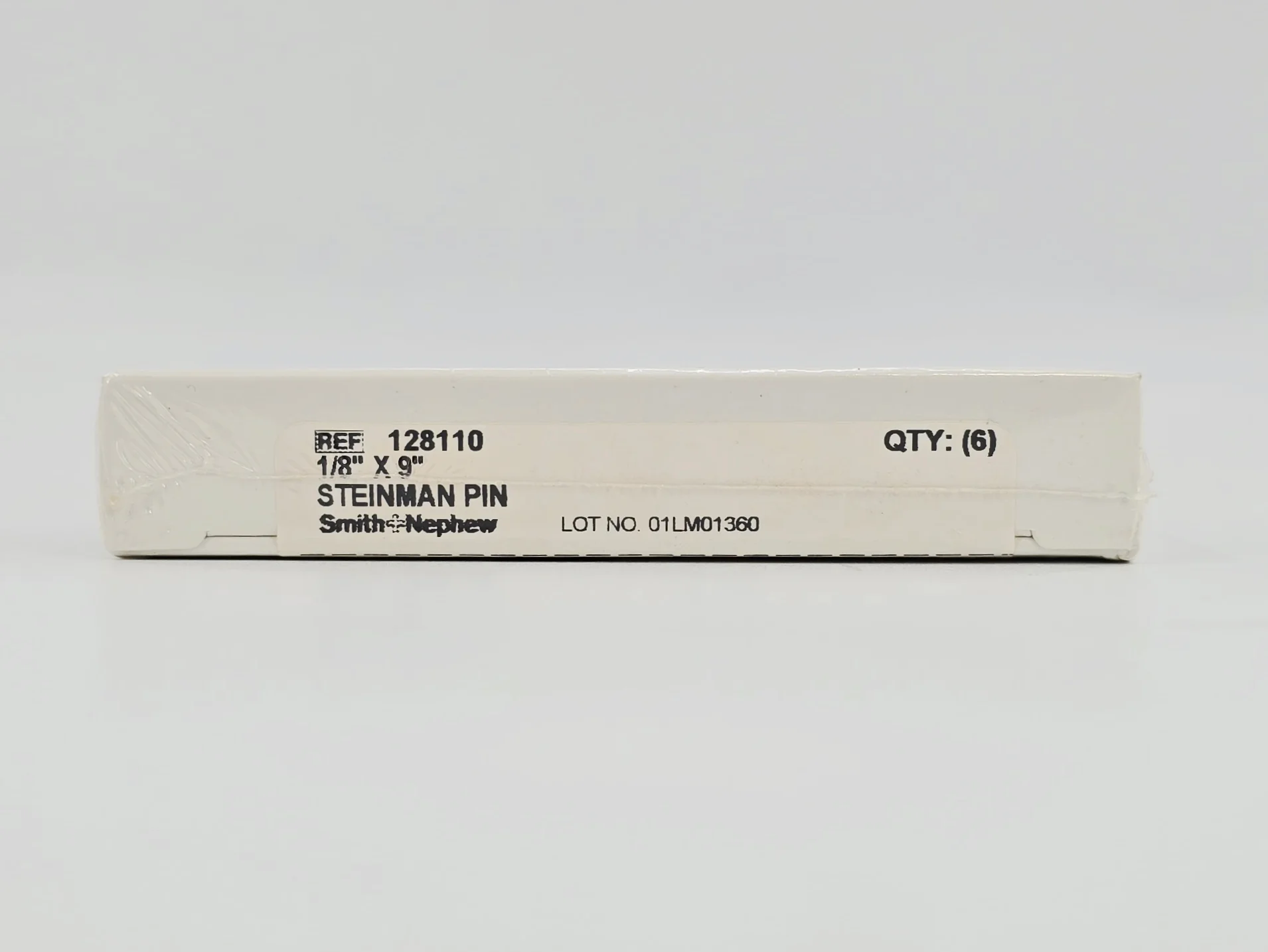 Smith & Nephew Richards 128110 Steinmann Pin 1/8" x 9" Diamond Point Round End BX/6 - Image 2