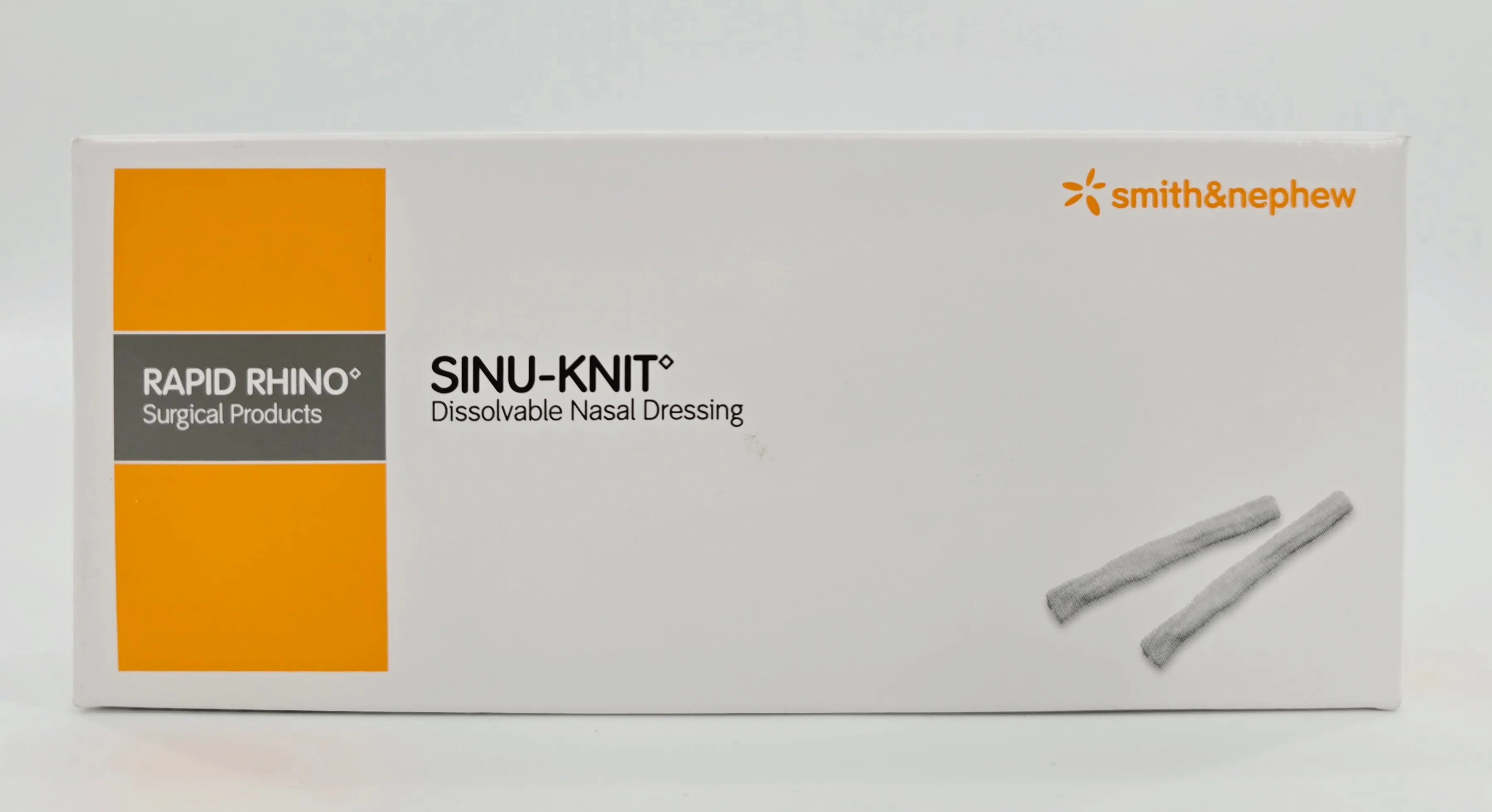 Smith & Nephew RR 600 RAPID RHINO SINU-KNIT Dissolvable Nasal Dressing BX/12 - Image 2
