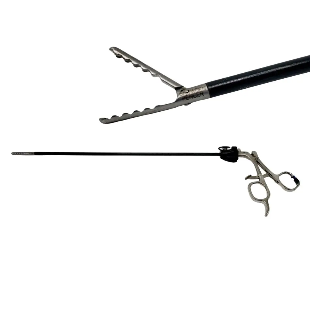 Snowden-Pencer SP90-3022 Crocodile Grasping Forceps 5mm Contoured Jaw 16-3/4"