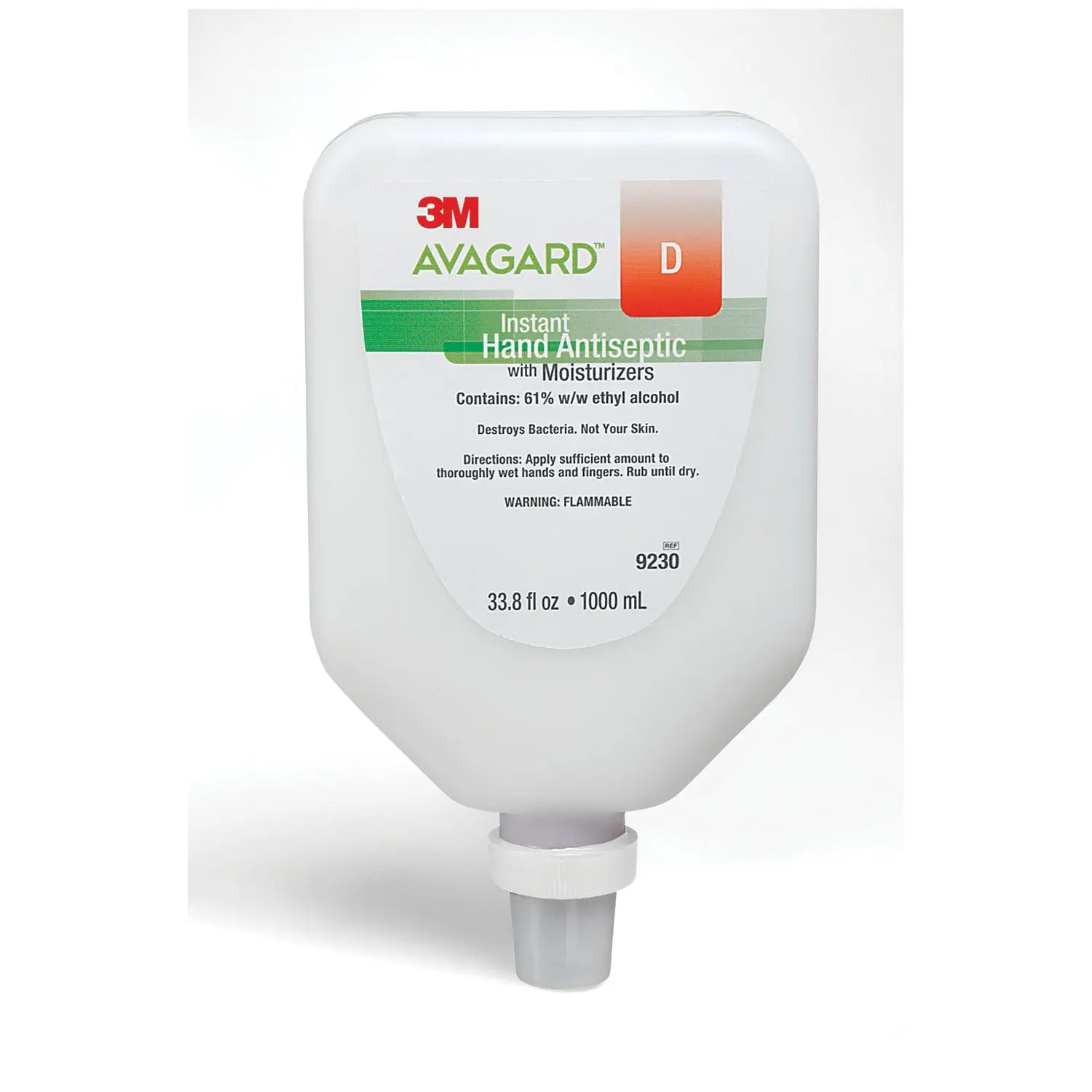 SOLVENTUM 9230 AVAGARD D INSTANT HAND ANTISEPTIC Instant Hand Antiseptic with Moisturizers, 1000mL Bottle, 5/cs