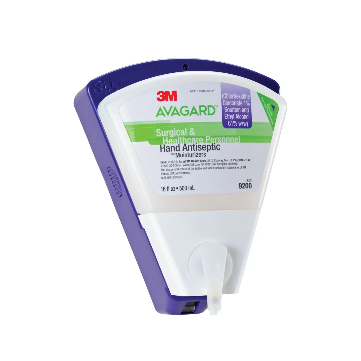 SOLVENTUM 9228 AVAGARD SURGICAL & HEALTHCARE PERSONNEL HAND ANTISEPTIC Accessories: Hands Free Wall Dispenser For 9200, 4/cs