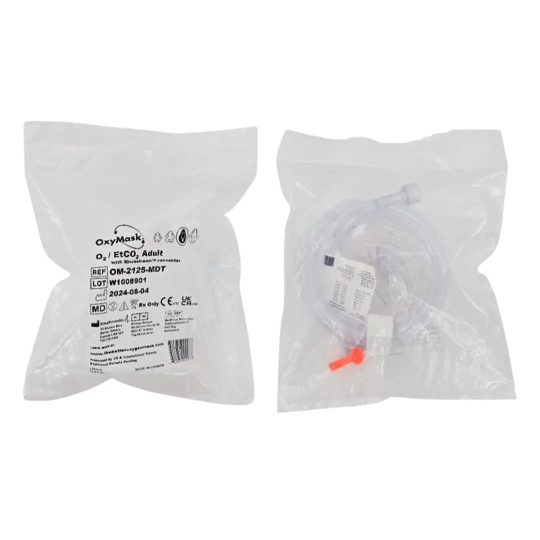 Southmedic OM-2125-MDT OxyMask O2/ EtCO2 Adult Mask w/ Microstream Connector