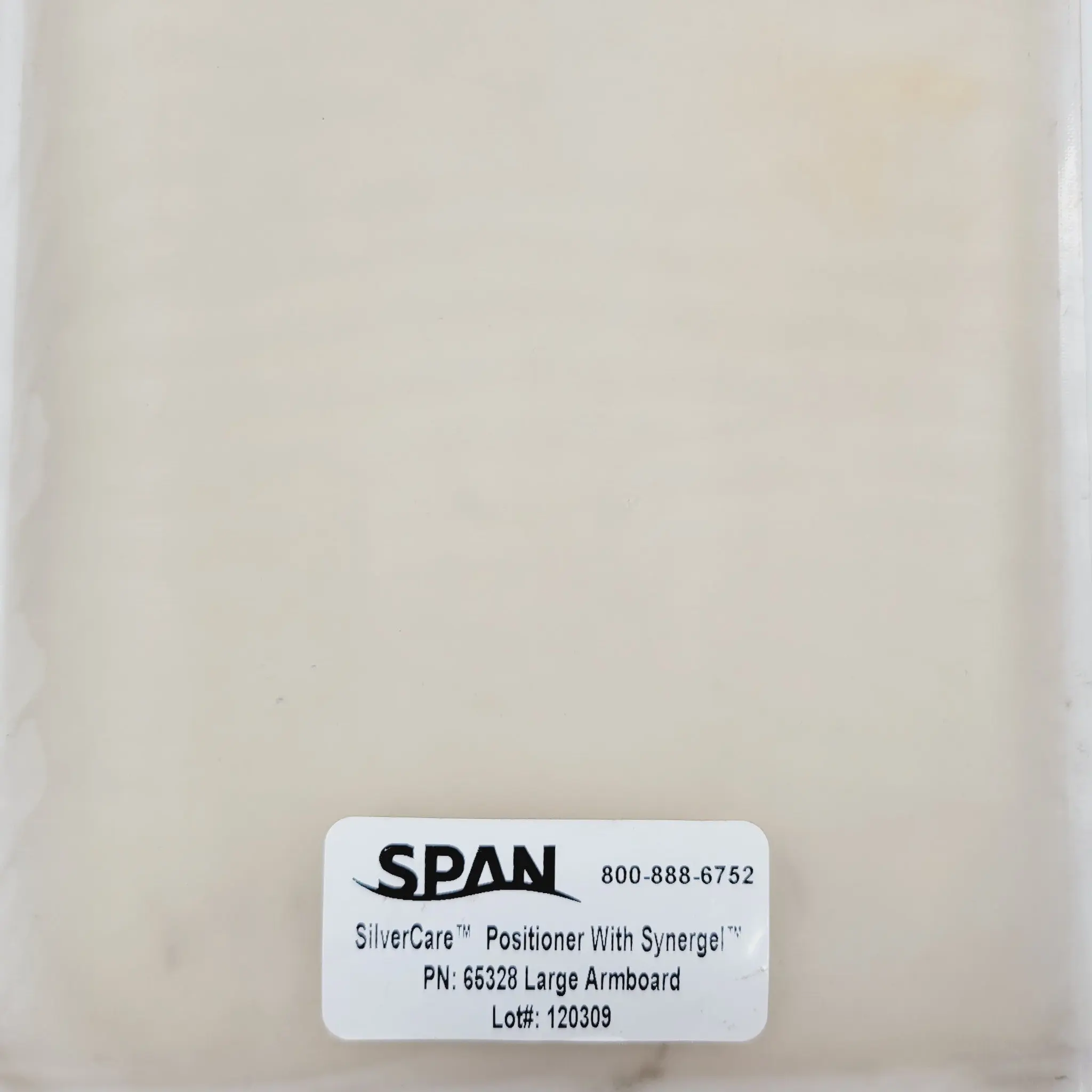 Span 66328 Silver Care Positioner w/ Synergel for Large Arm Board - Image 4