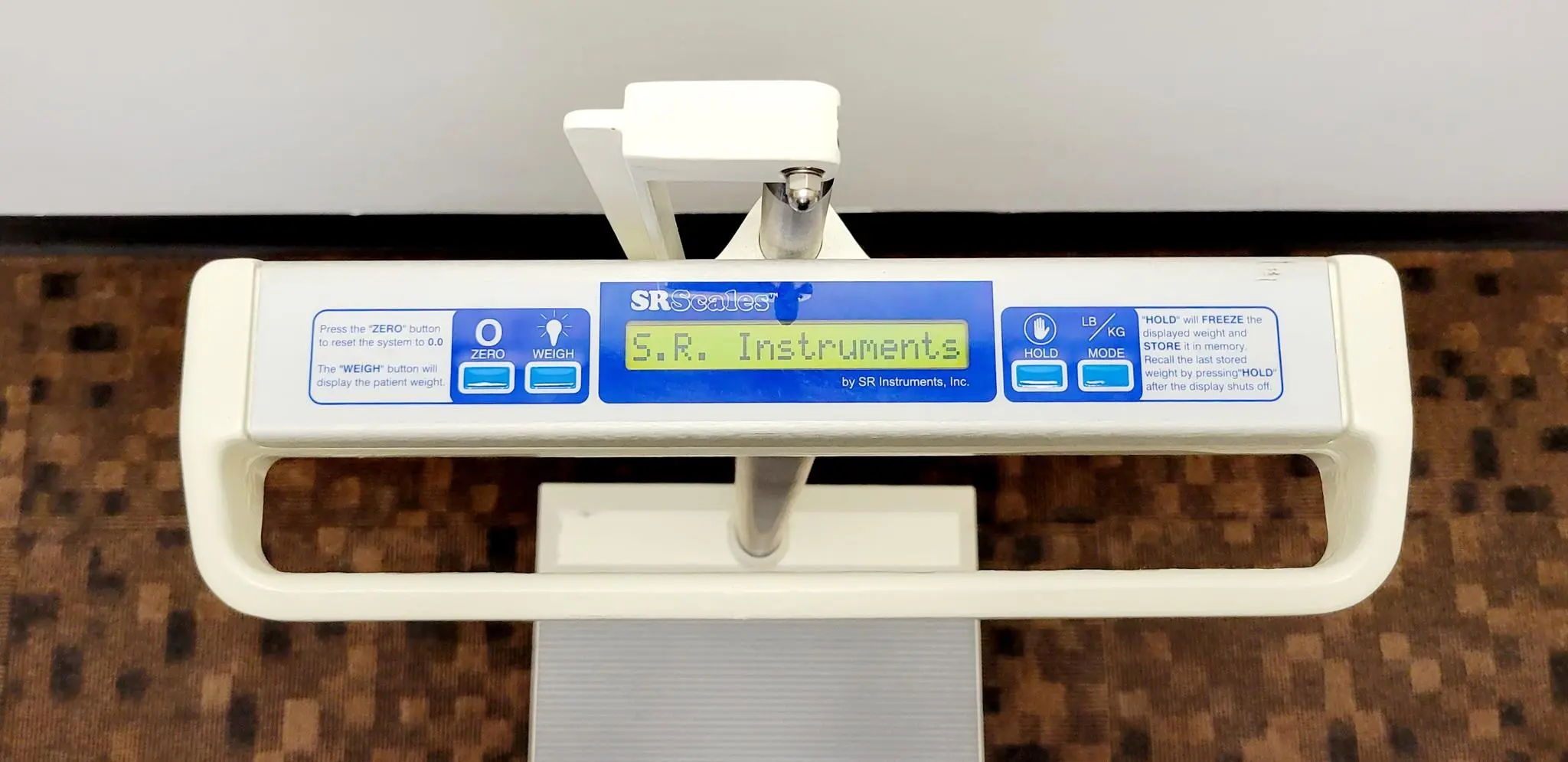 SR Instruments SR585i-H Bariatric Scale Digital Platform Medical Weighing System - Image 3