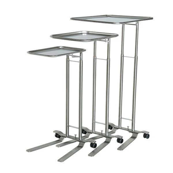 AcralMed MYS750/751/752 Stainless Steel Foot Controlled Mayo Stand