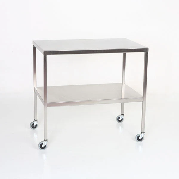 AcralMed TBL501S to 519S/551S Stainless Steel Instrument Table with Shelf - Image 3
