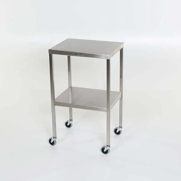 AcralMed TBL501S to 519S/551S Stainless Steel Instrument Table with Shelf - Image 4