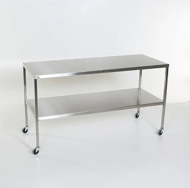 AcralMed TBL501S to 519S/551S Stainless Steel Instrument Table with Shelf - Image 5