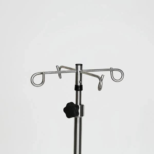 AcralMed IVP221/222/223 Stainless Steel IV Pole 5 leg 16" diameter 3" casters - Image 4