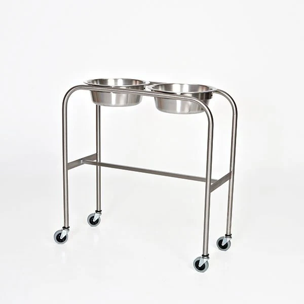 AcralMed SOL1000/1001/1002/1003 SS Single or Double Bowl Ring Stand - Image 4