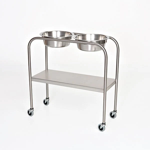 AcralMed SOL1000/1001/1002/1003 SS Single or Double Bowl Ring Stand - Image 5
