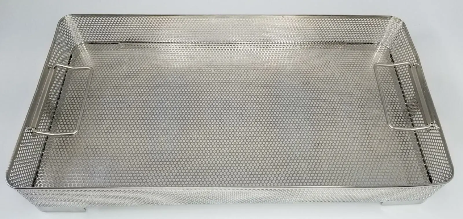 Stainless Steel Sterilization Tray 20-9/16" x 10-3/16" x 3-1/4" - Image 2