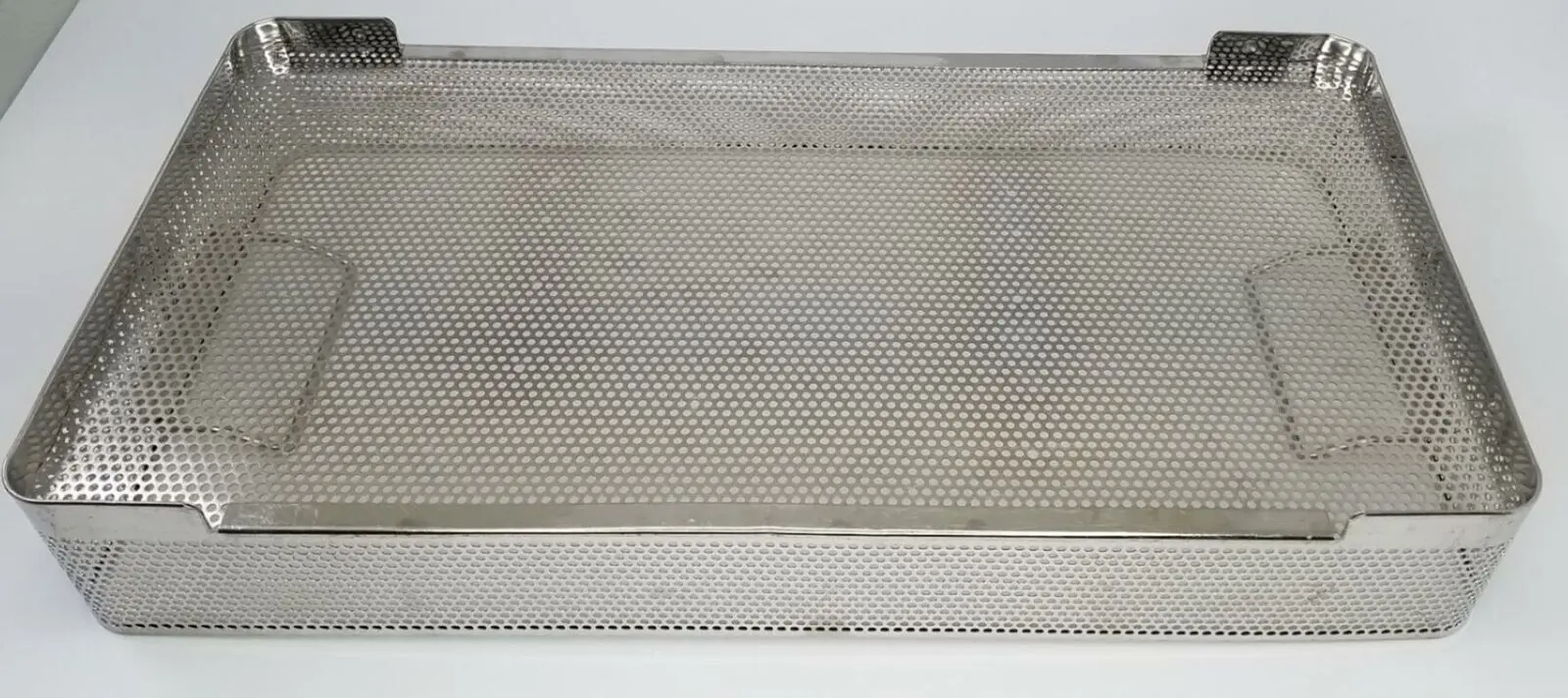 Stainless Steel Sterilization Tray 20-9/16" x 10-3/16" x 3-1/4" - Image 3