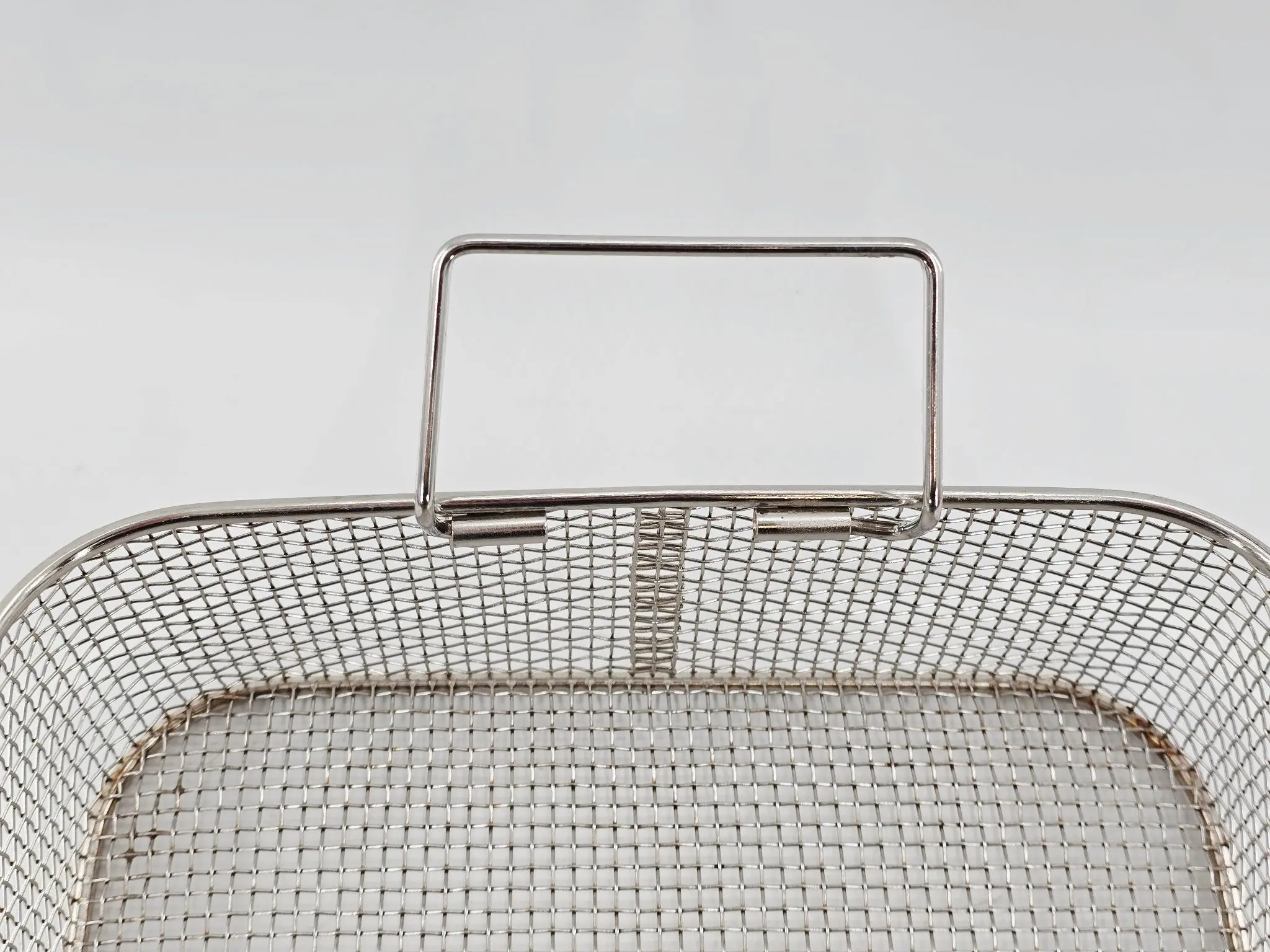 Stainless Steel Wire Sterilization Basket w/ Handles 21x11x4 - Image 3
