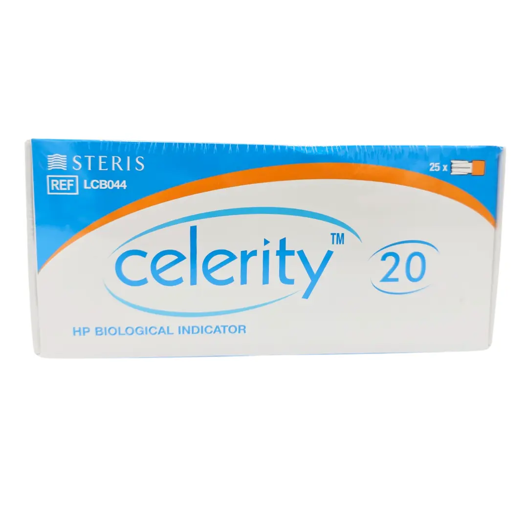 Steris LCB044 Celerity 20 HP Biological Indicator for Sterilization Monitoring BX/25