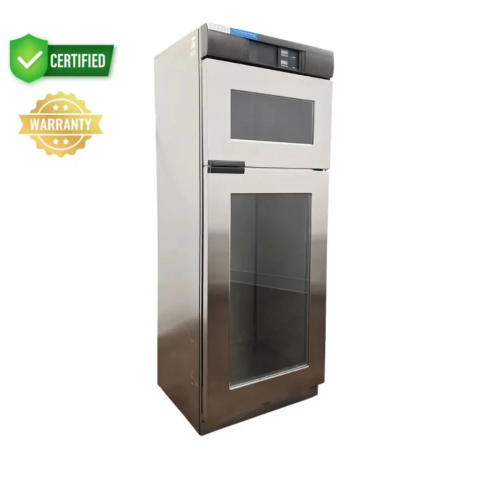Steris QDJ06 Amsco Warming Cabinet Dual Compartment Warmer Dual-Pane Tempered