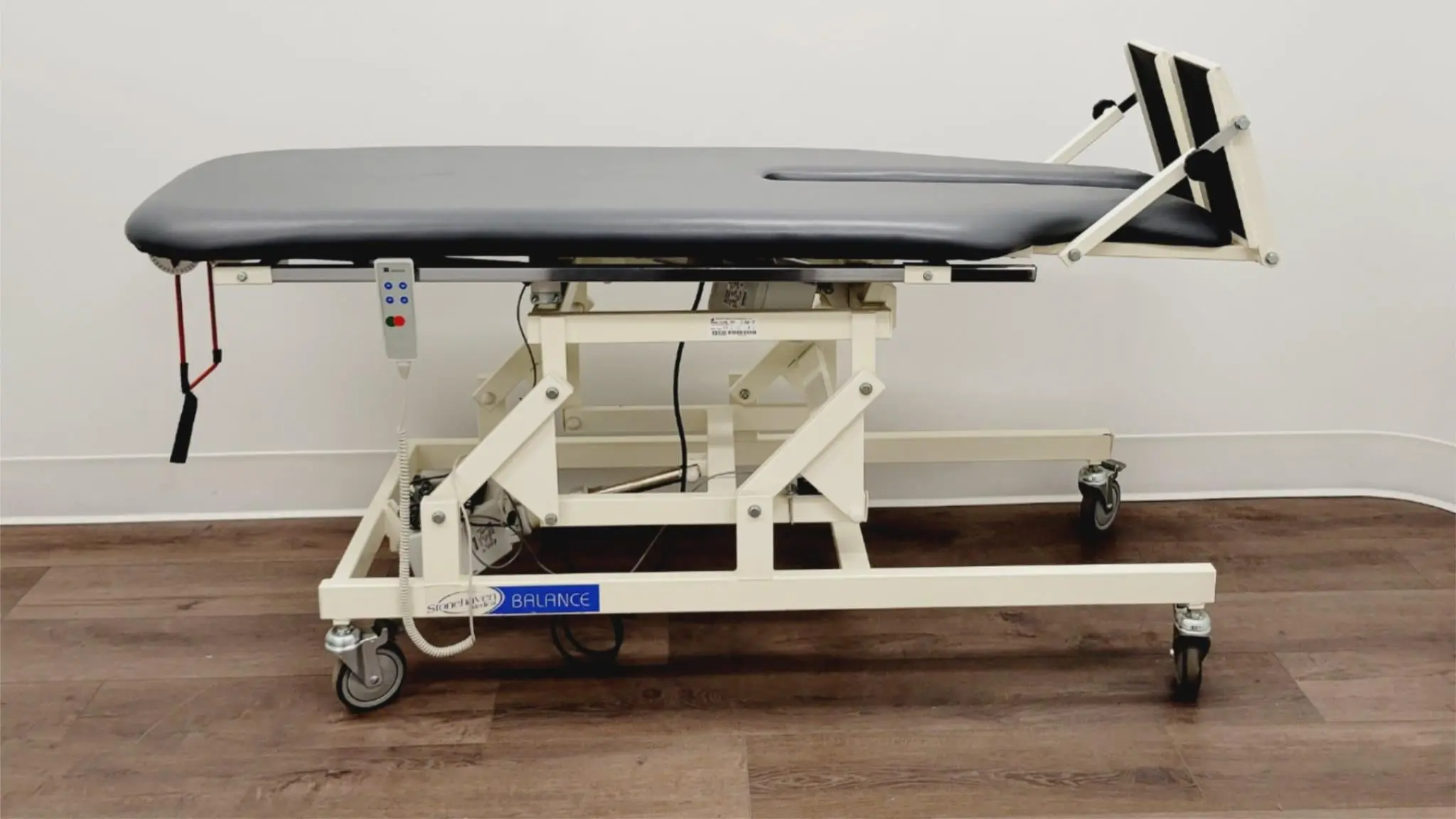 Stonehaven Medical BAL3050 Tilt Table 500Lb Capacity Pewter Gray w/ Hand - Image 7