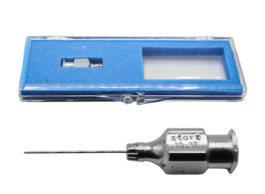 Storz 10-97 Ophthalmic Surgical Instrument 26 Gauge Eye Cannula in Case