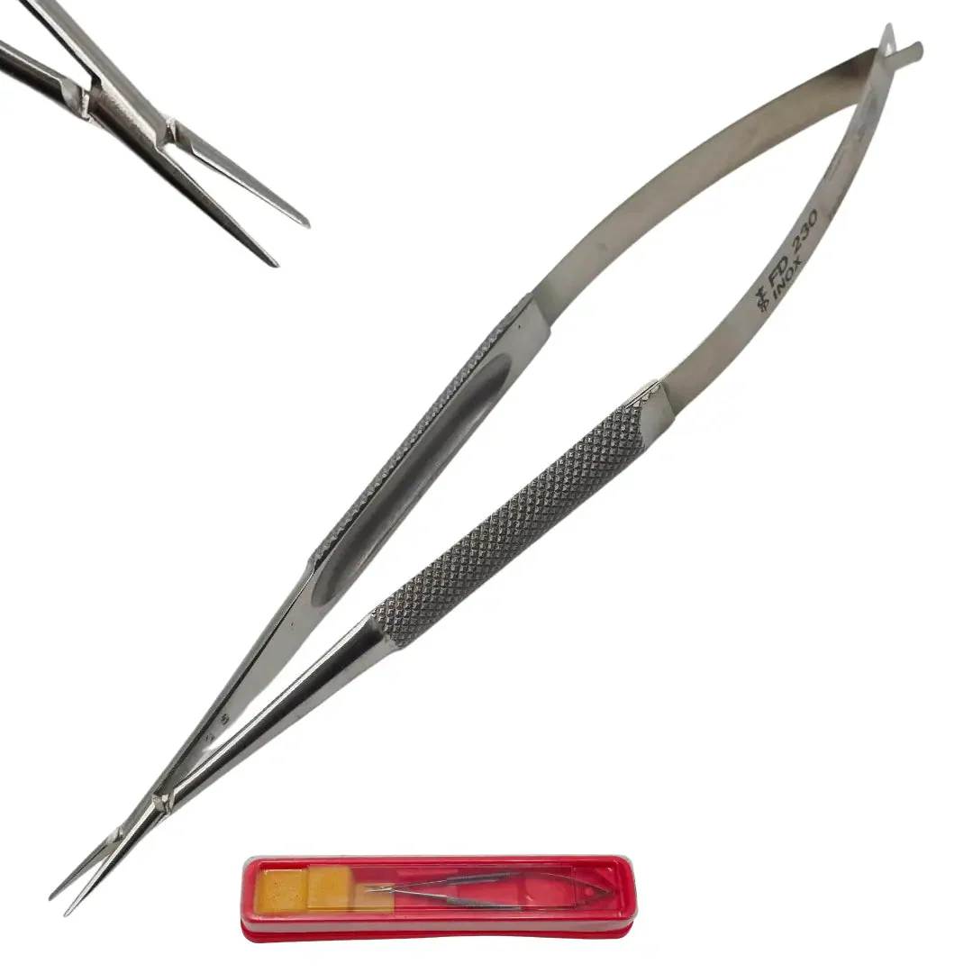 Straight 5in Needle Holder Instrument w/ Case 7x1.5in