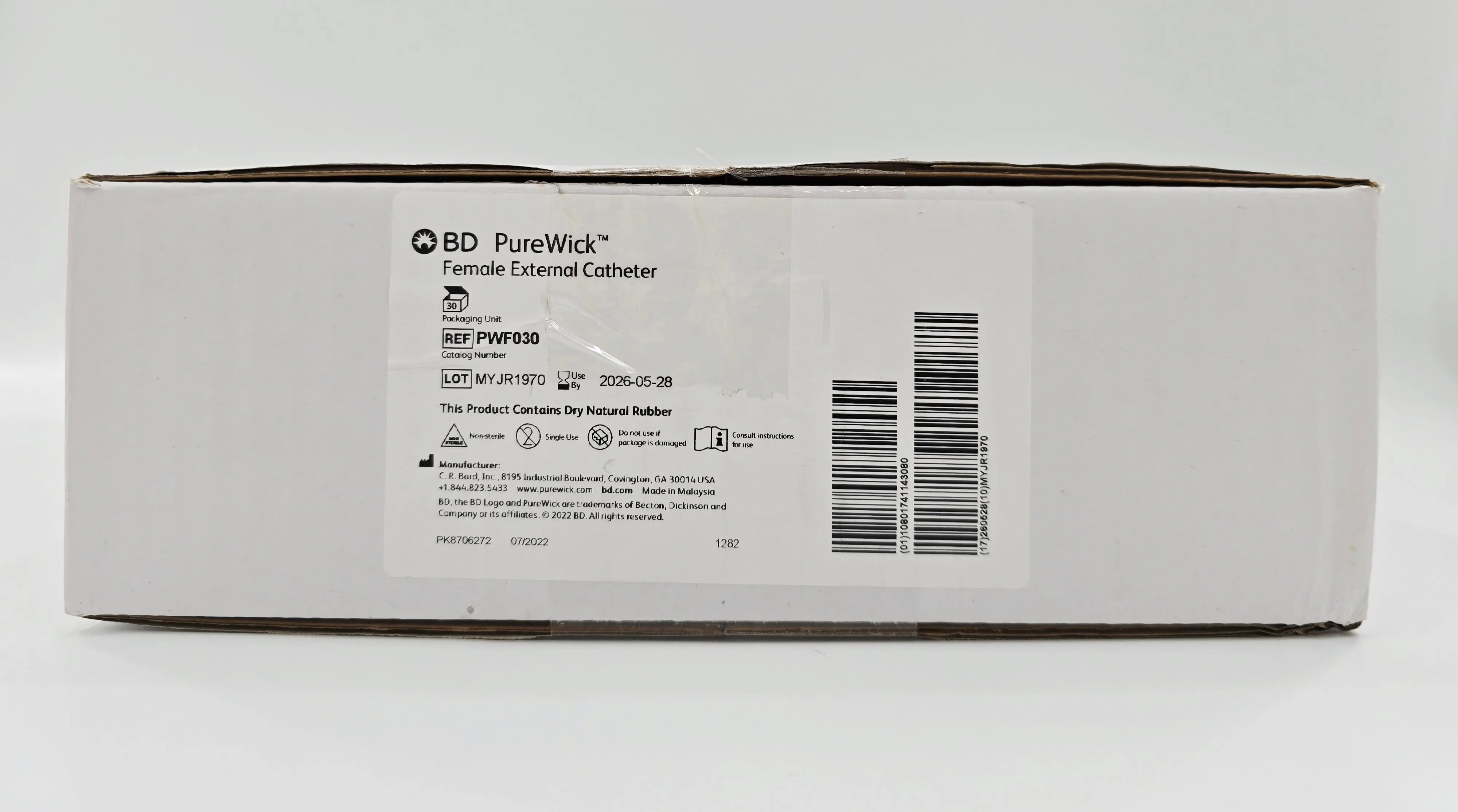 C.R. Bard PWF030 BD PureWick Female External Catheter CS/30 - Image 2