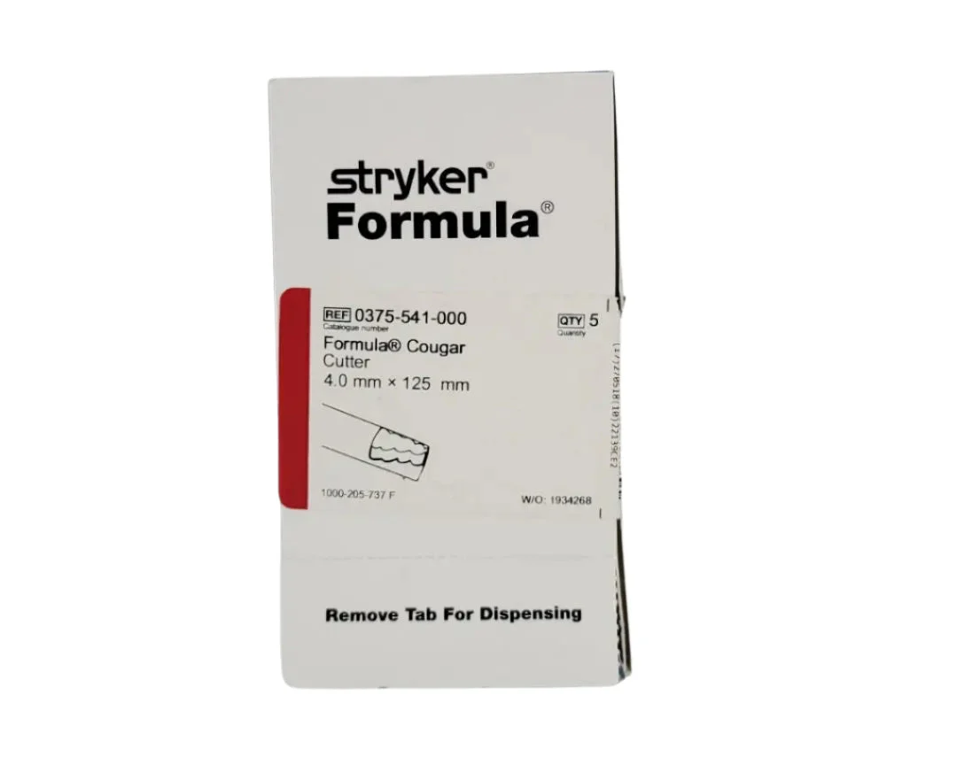 Stryker 0375-541-000 Formula Cougar Cutter 4.0mm x 125mm Box of 5