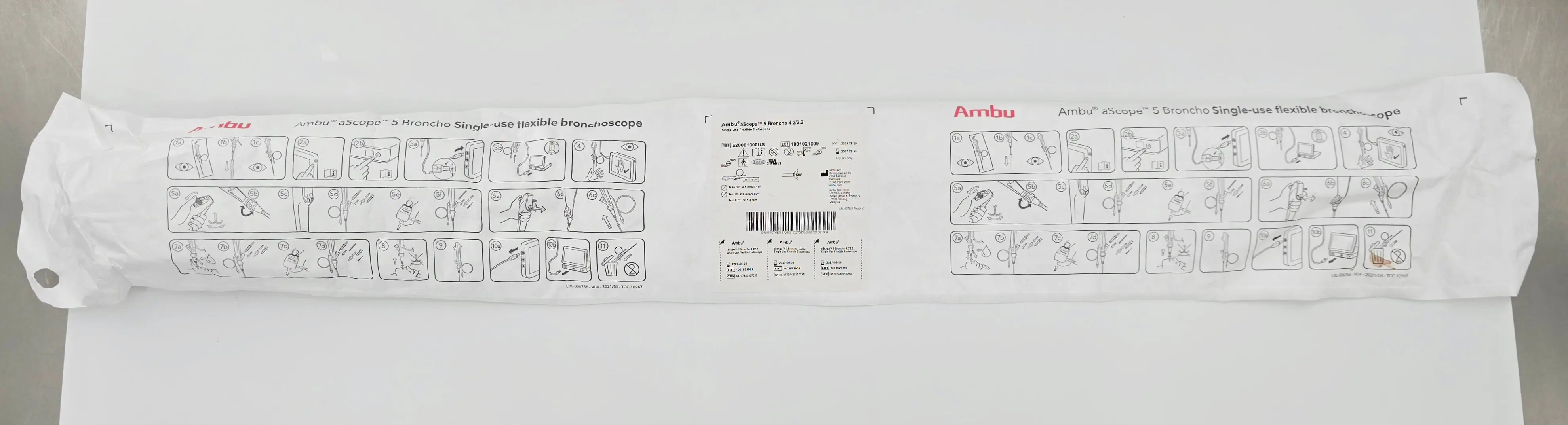 Ambu 620001000US aScope 5 Broncho 4.2/2.2 Single-Use Flexible Endoscope - Image 2
