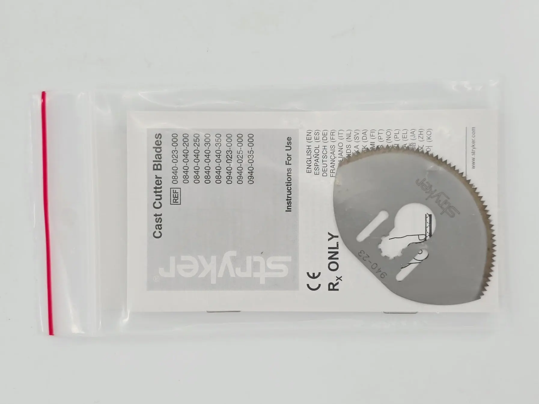 Stryker 0940-000-000 Cast Cutter w/ Replacement Blades & Cast Spreader - Image 10