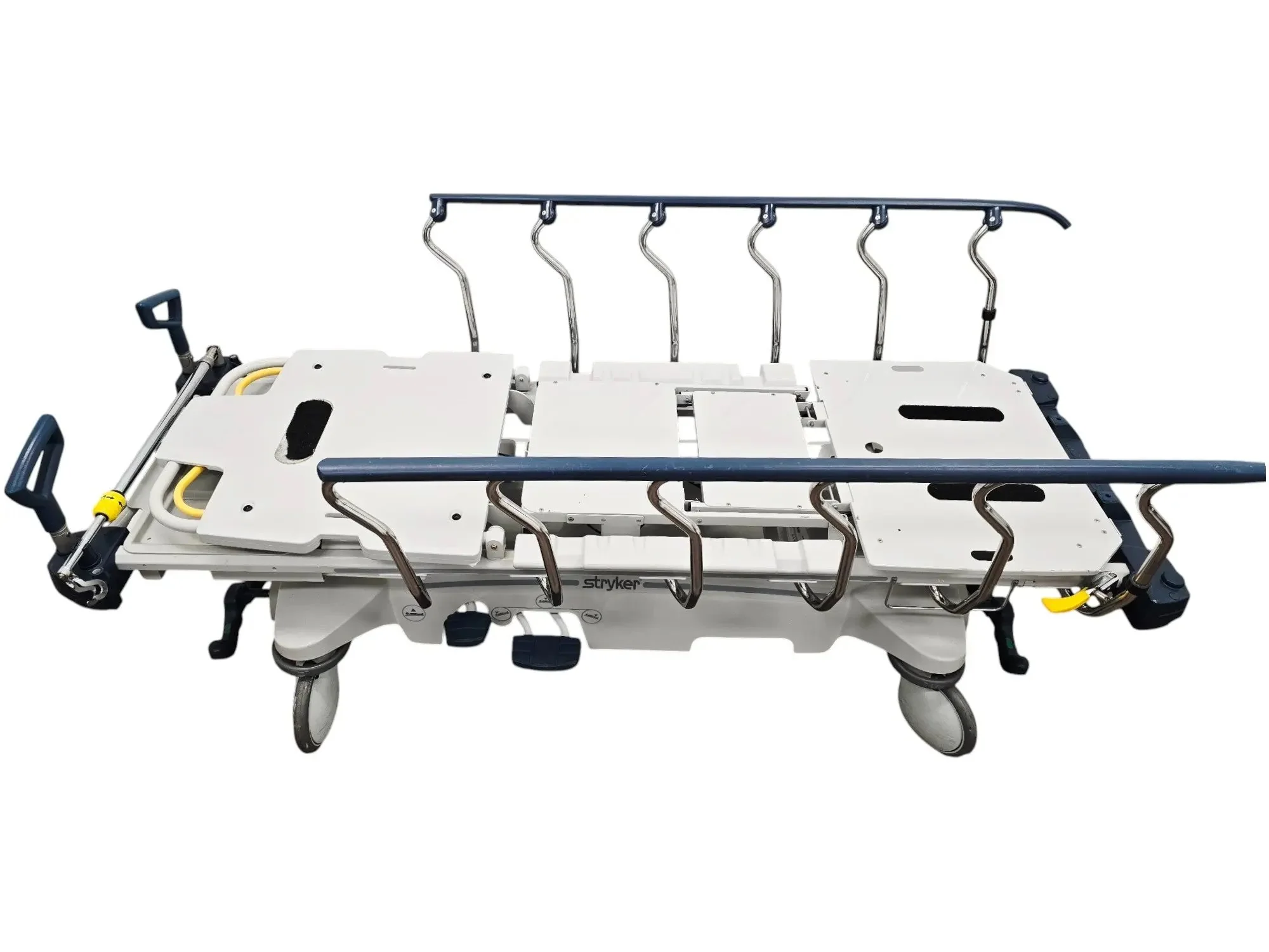 Stryker 1007 Glideaway M Series Stretcher Hospital Transport Gurney w/ Mattress - Image 3