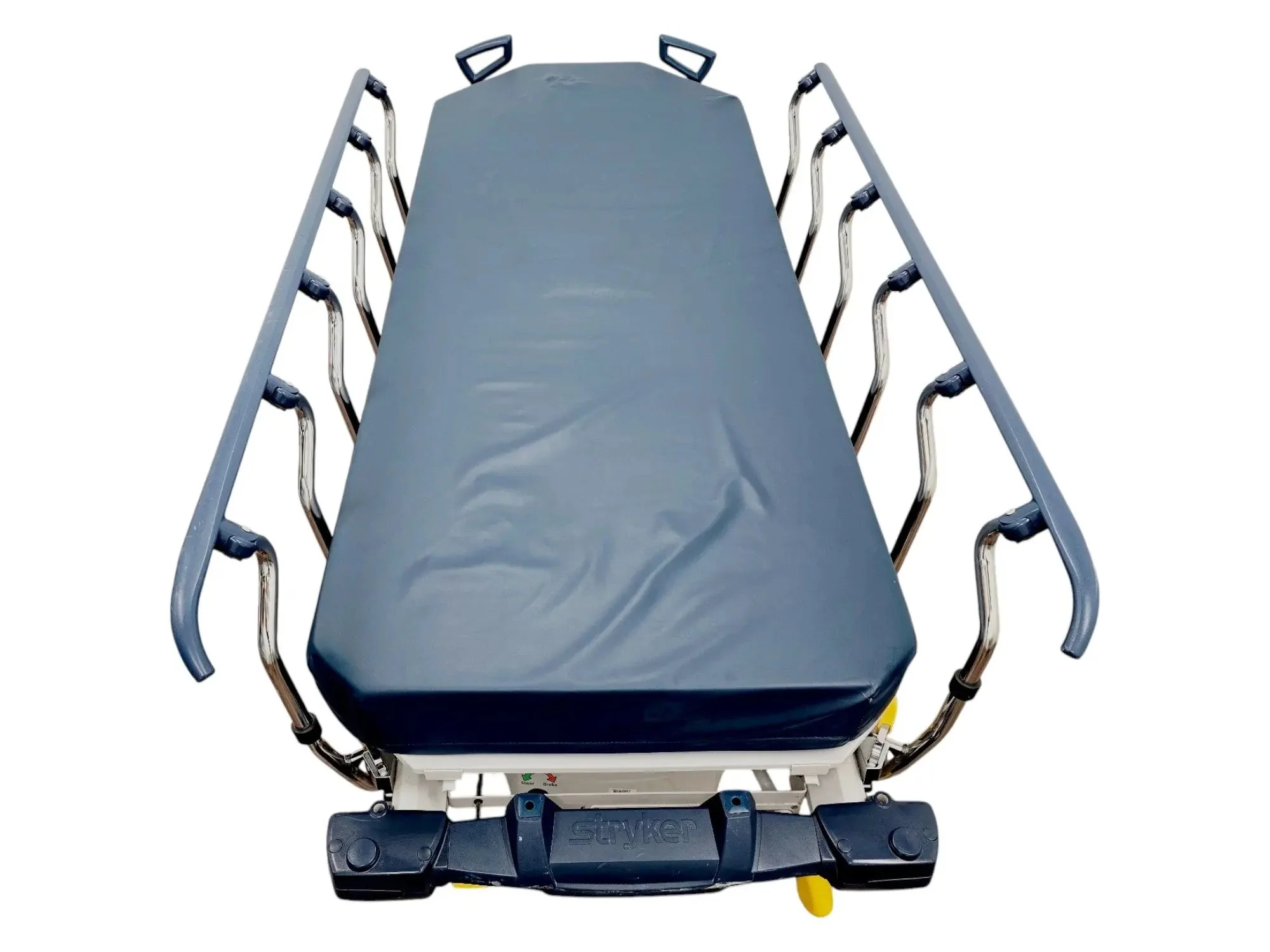 Stryker 1007 Glideaway M Series Stretcher Hospital Transport Gurney w/ Mattress - Image 6