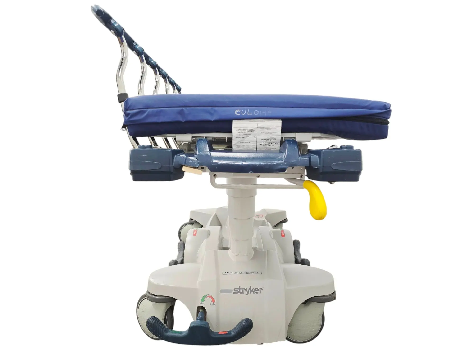 Stryker 1015 Big Wheel Glideaway Stretcher Hospital Transport Bed 317kg Capacity - Image 4
