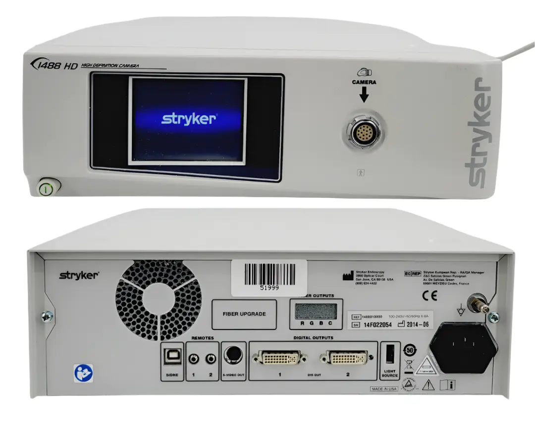 Stryker 1488 3-HD Chip High Definition Camera Control Unit 1488010000