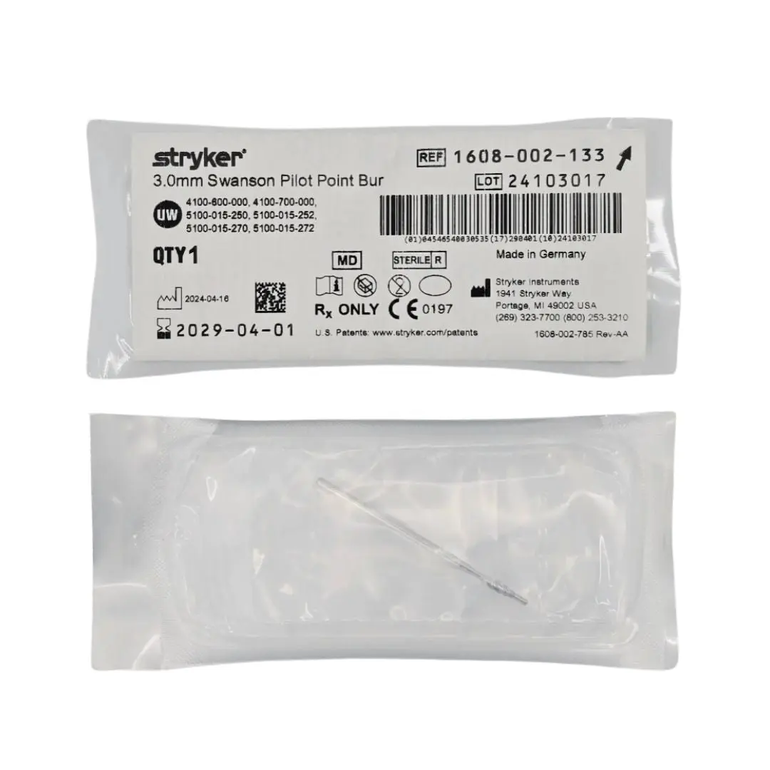 Stryker 1608-002-133 3.0mm Swanson Pilot Point Bur 1/EA