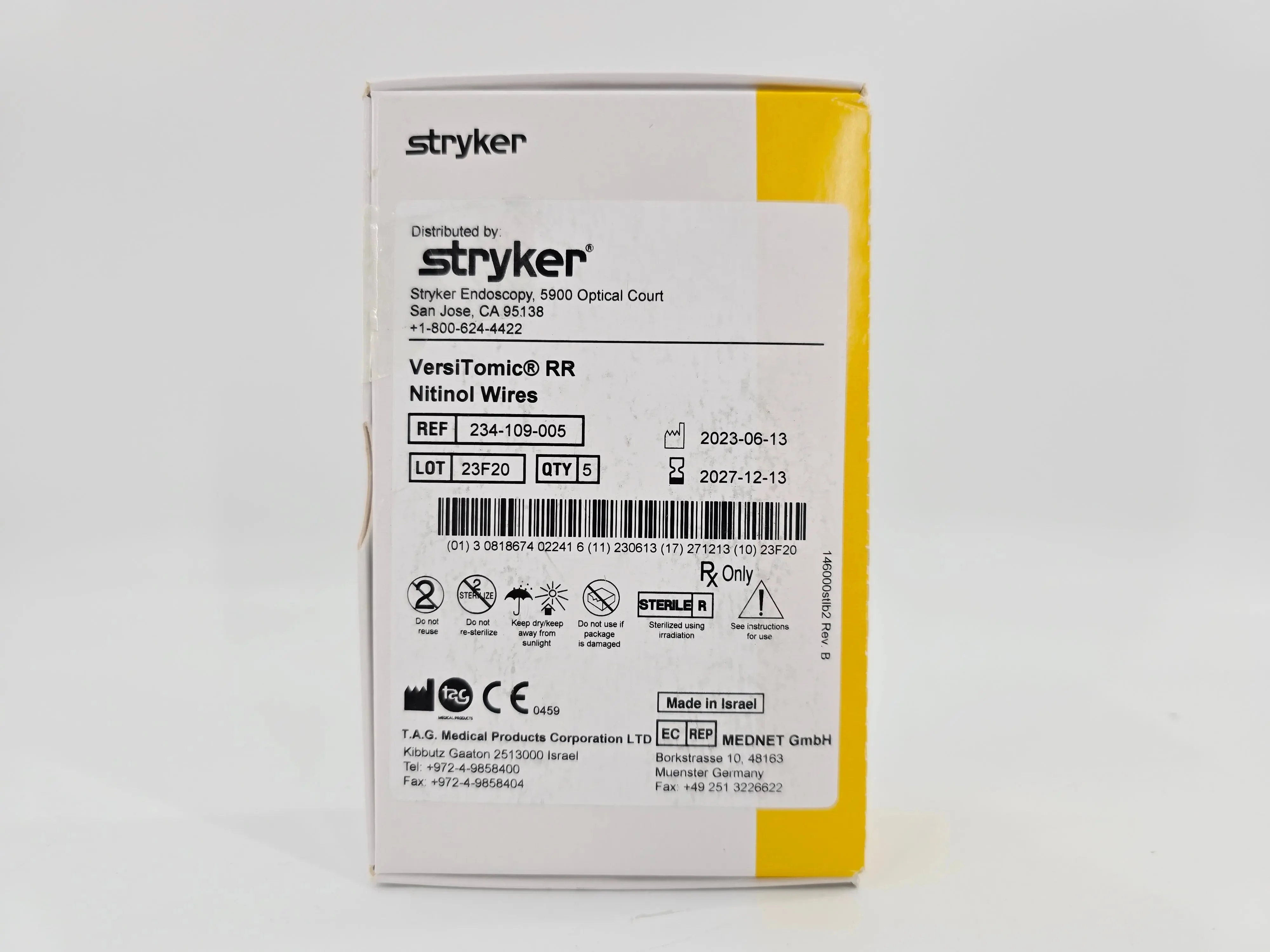 Stryker 234-109-005 VersiTomic RR Nitinol Wires BX/5 - Image 2