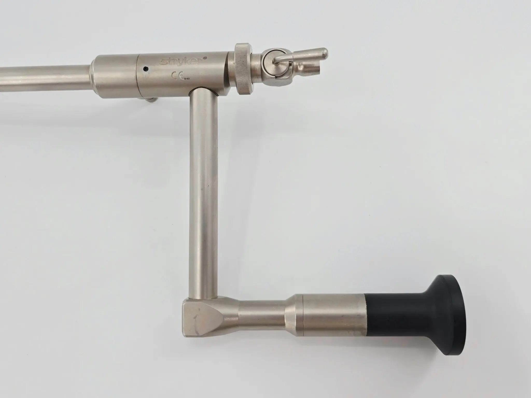 Stryker 331-000-000 11.0mm 0° Operative Laparoscope 90° Eyepiece w/ Stopcock - Image 3