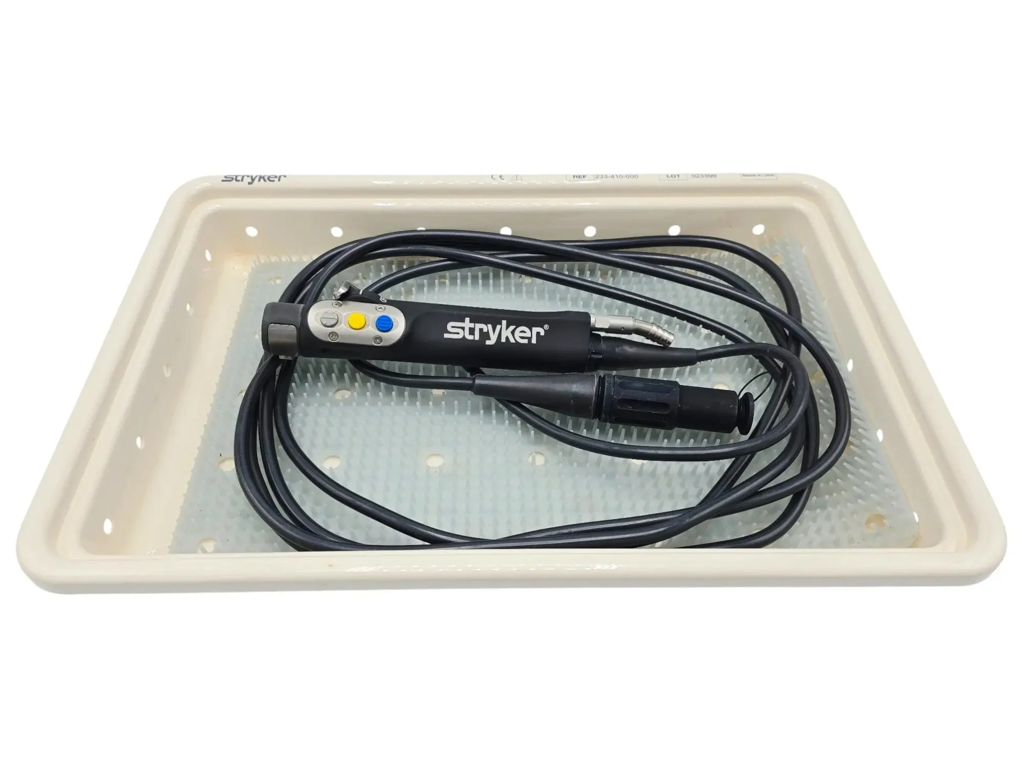 Stryker 375-704-500 Formula Core Shaver Handpiece with 233-410-000 Tray Set - Image 3