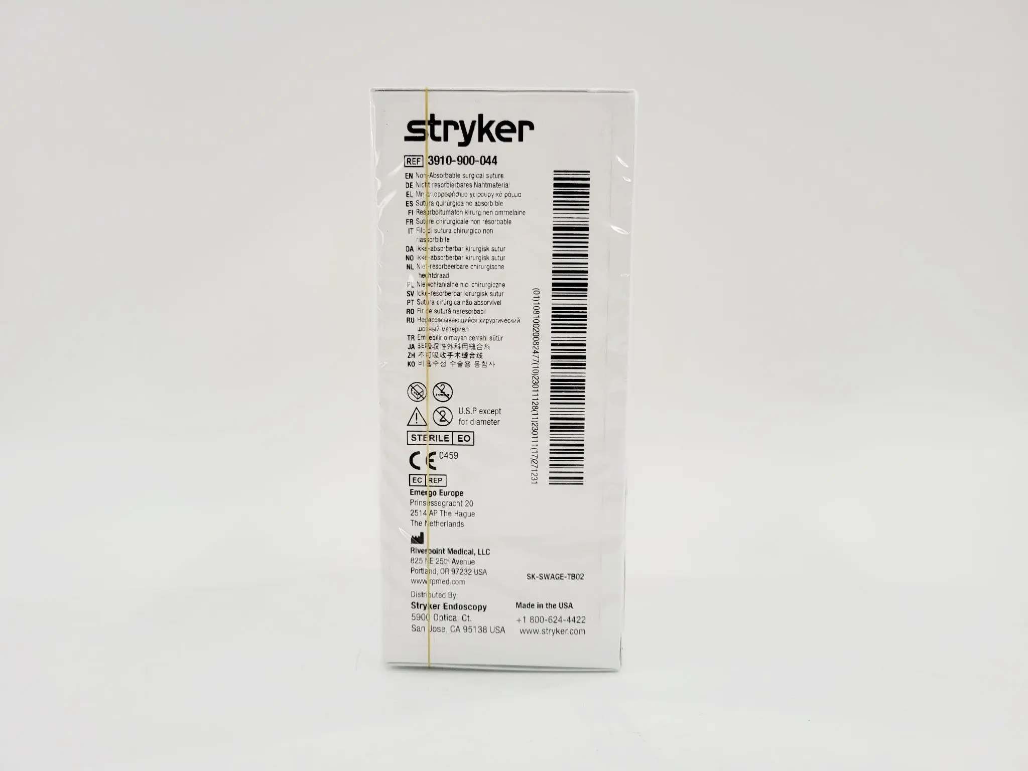 Stryker 3910-900-044 XBraid TT 7" Passing Loop Tape BLUE 24" 1.0mm Box of 6 - Image 2