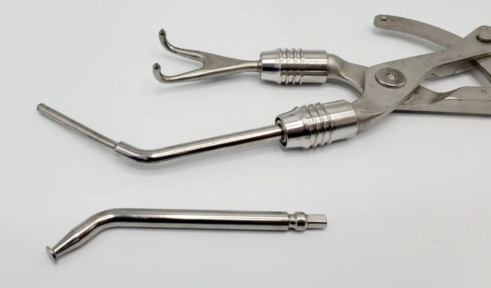 Stryker 5235-4-100 Howmedica Universal Forceps w/ Attachments 10" - Image 2