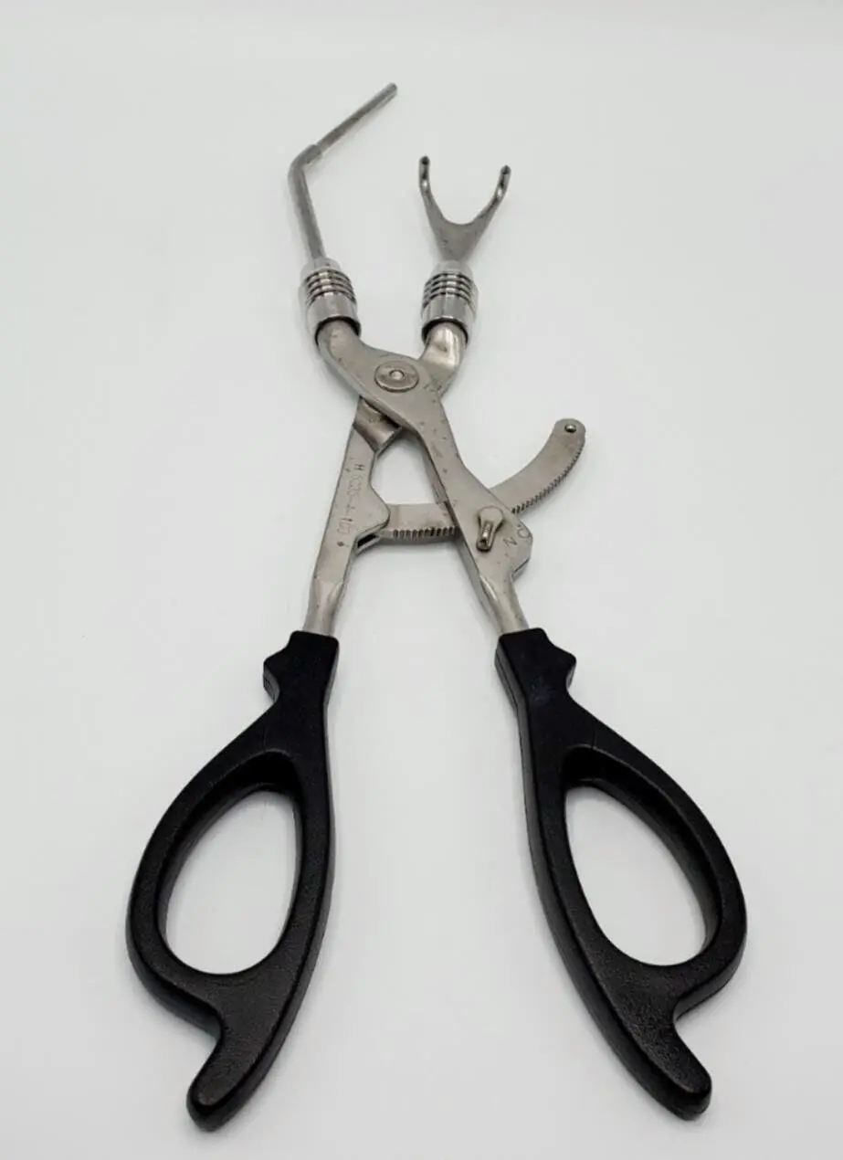 Stryker 5235-4-100 Howmedica Universal Forceps w/ Attachments 10" - Image 3